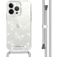 imoshion Design Hülle mit Band für das iPhone 13 Pro - Butterfly