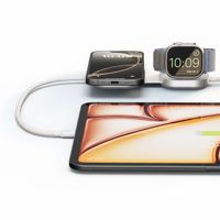 Zens Pro 3 USB-C-Kabel mit kabellosem Ladegerät für Telefon / Earbuds / Apple Watch - MagSafe und Qi2 - Weiß