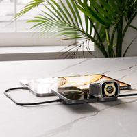 Zens Pro 3 USB-C-Kabel mit kabellosem Ladegerät für Telefon / Earbuds / Apple Watch - MagSafe und Qi2 - Schwarz