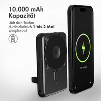 imoshion MagSafe Powerbank 10.000 mAh + Accezz Ultra Slim GaN Ladegerät + Accezz USB-C- auf USB-C-Kabel - 1 Meter - Schwarz