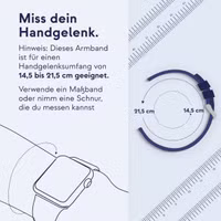 imoshion Ocean Silikonarmband für das  Samsung Galaxy Watch 8 (40/44mm) / Classic (46mm) - Dunkelgrün