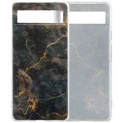 imoshion Design Hülle Google Pixel 6a - Black Marble