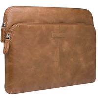 dbramante1928 Skagen Pro+ Sleeve - Laptop Hülle 13 Zoll - Laptop Sleeve - Echtes Leder - MacBook Pro 13 Zoll / Air 13 Zoll - Tan