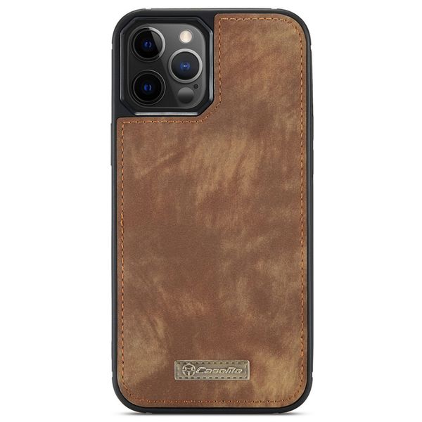 CaseMe Luxuriöse 2-in-1-Portemonnaie-Klapphülle Leder iPhone 12 (Pro)