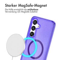 imoshion Sparkle Back Cover mit MagSafe Samsung Galaxy S25 - Glitzer Violett