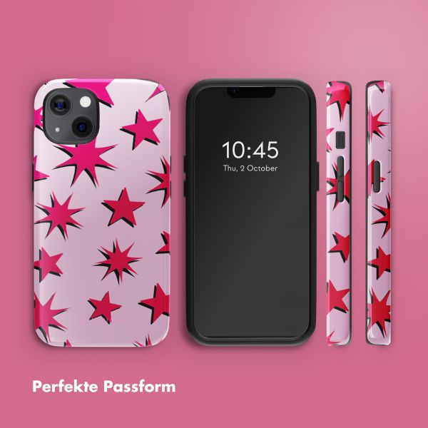 Selencia Vivid Rückabdeckung mit MagSafe Apple iPhone 13 - Stars Rubine Red Light Pink