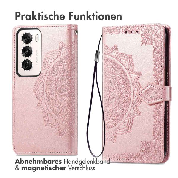imoshion Mandala Klapphülle Oppo Reno 12 - Rosé gold