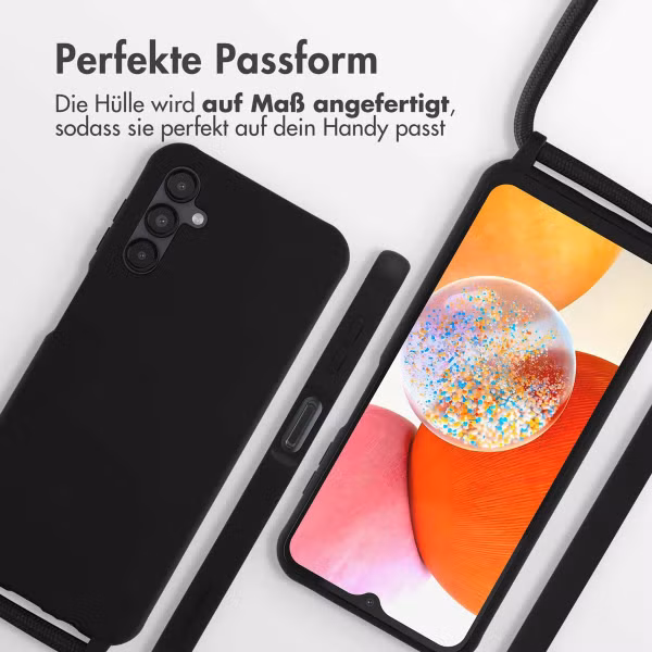 imoshion SilikonHülle mit Band Samsung Galaxy A14 (5G) - Schwarz