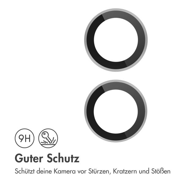 imoshion 2er-Pack Objektivschutz für Kamera für das Apple iPhone 16 / 16 Plus - Weiß