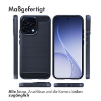 imoshion Brushed Back Cover Oppo Reno15 F (5G) - Dunkelblau