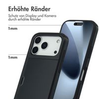 imoshion Backcover mit Kartenfach Apple iPhone 17 Pro - Schwarz