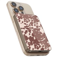 Selencia Vivid Powerbank 5.000 mAh - MagSafe und Qi - Desert Gold / Country Moo'd