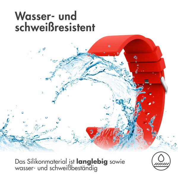 imoshion Silikonband - 24-mm-Universalanschluss - Rot