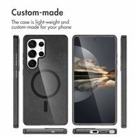 imoshion Sparkle Back Cover mit MagSafe Samsung Galaxy S24 Ultra - Glitter Schwarz