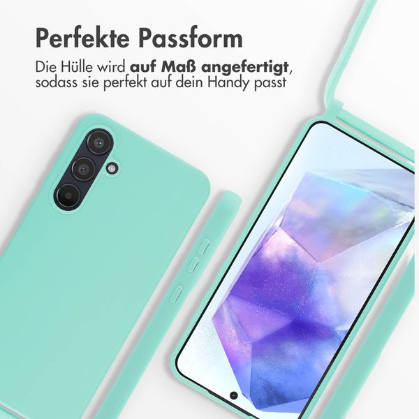 imoshion SilikonHülle mit Band Samsung Galaxy A55 - Mintgrün