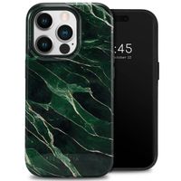 Selencia Vivid Tough Back Cover für das iPhone 14 Pro - Chic Marble Quartz