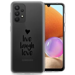 imoshion   Design Hülle für das Samsung Galaxy A33 - Live Laugh Love