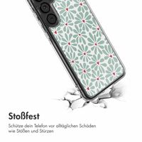 imoshion Design Hülle Samsung Galaxy A55 - Bloom Love Sage Green