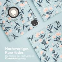imoshion 360° drehbare Design Klapphülle Apple iPad Pro 11 (2024) M4 - Flowers