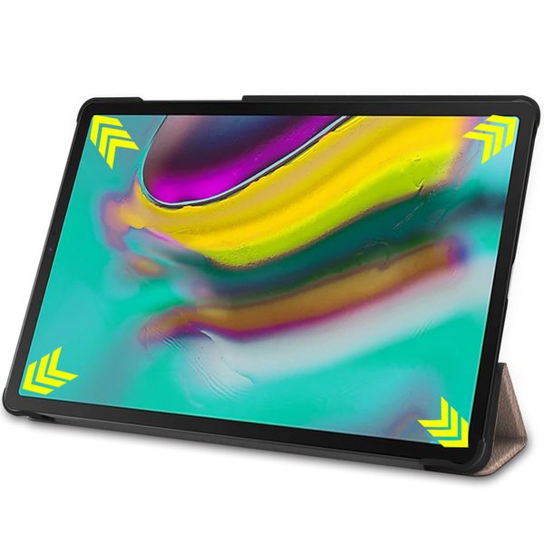 imoshion Trifold Klapphülle Samsung Galaxy Tab S5e - Gold