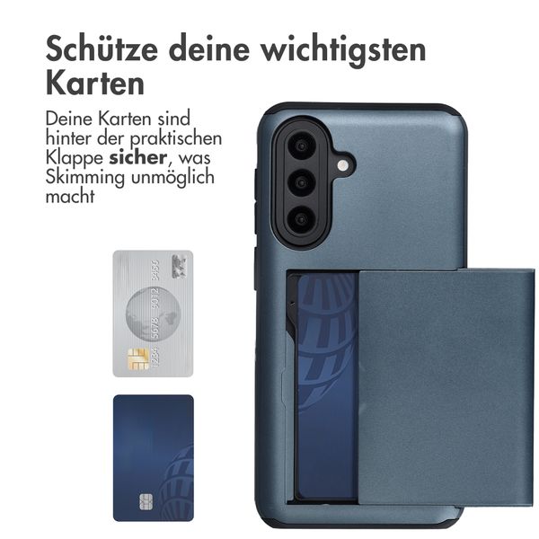 imoshion Backcover mit Kartenfach Samsung Galaxy A57 (5G) - Dunkelblau