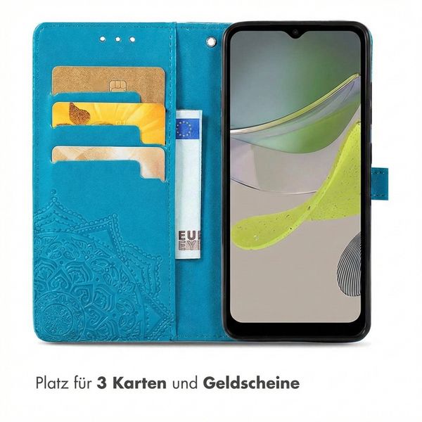 imoshion Mandala Klapphülle Motorola Moto E13 - Türkis