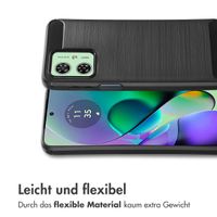 imoshion Brushed Back Cover Motorola Moto G54 - Schwarz