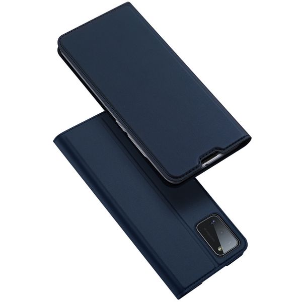 Dux Ducis Slim TPU Klapphülle Dunkelblau für das Samsung Galaxy A41