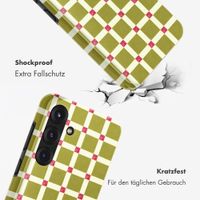 Selencia Vivid Rückabdeckung mit MagSafe Samsung Galaxy S25 - Check This Olive
