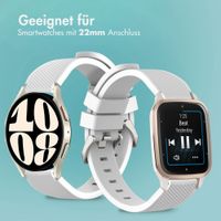 imoshion Flexibles Silikonarmband - Universeller 22-mm-Anschluss - Weiß