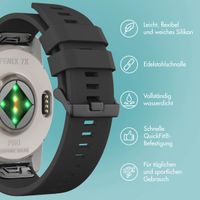 imoshion QuickFit® Silikonarmband -   Garmin 26 mm Anschluss - Schwarz