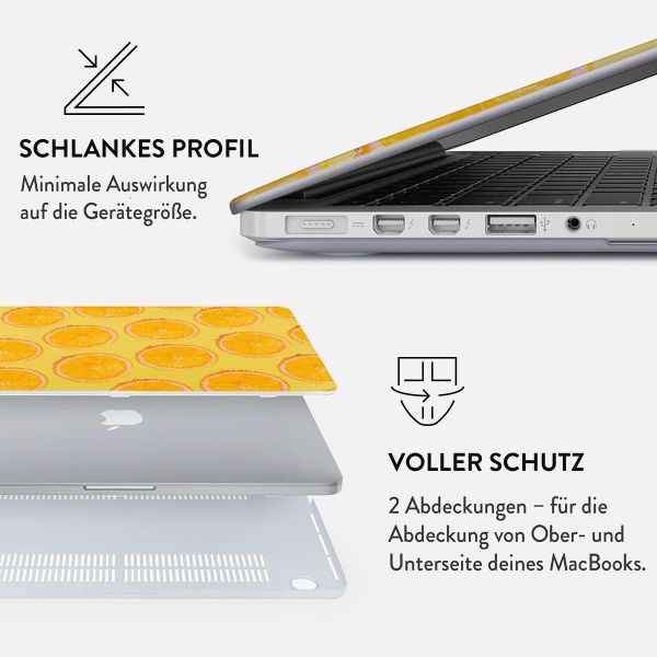 Burga Hardshell Hülle für das MacBook Pro 16 Zoll (2021 / 2023 M3 chip / 2024 M4 chip) - A2485 / A2780 / A2991 / A3186 / A3403 - Bitter