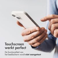 Accezz Gehärteter Glas-Schutz + Applikator Apple iPhone 15 Pro