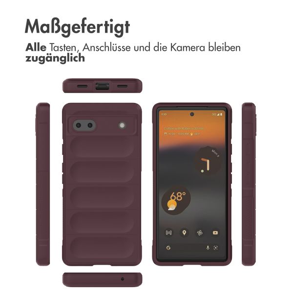 imoshion EasyGrip Back Cover für das Google Pixel 6a - Aubergine