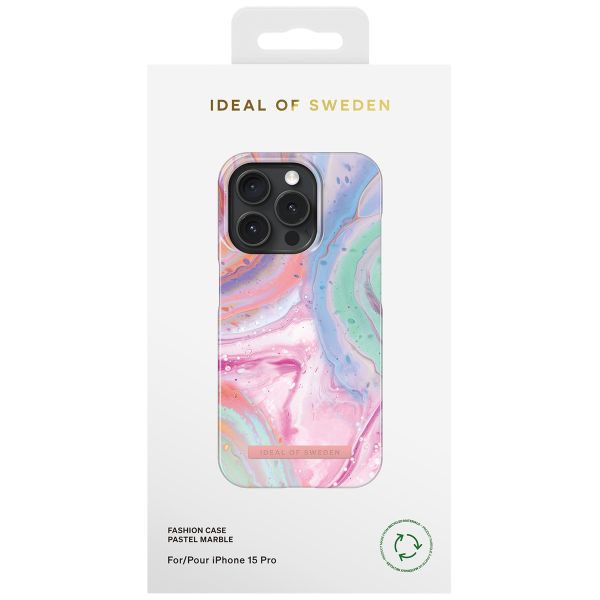 iDeal of Sweden Fashion Back Case Apple iPhone 15 Pro - Pastel Marble