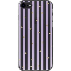 imoshion  Design Hülle für das iPhone SE (2022 / 2020) / 8 / 7 - Sparkle Lines Lavender