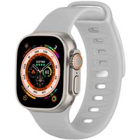 imoshion Silikonband für das Apple Watch Series 1-10 / SE / Ultra (2) - 42/44/45/46/49 mm - Hellgrau