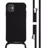imoshion SilikonHülle mit Band iPhone 11 - Schwarz