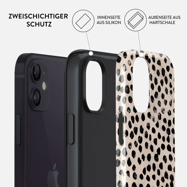 Burga Tough Back Cover für das Apple iPhone 12 (Pro) - Almond Latte