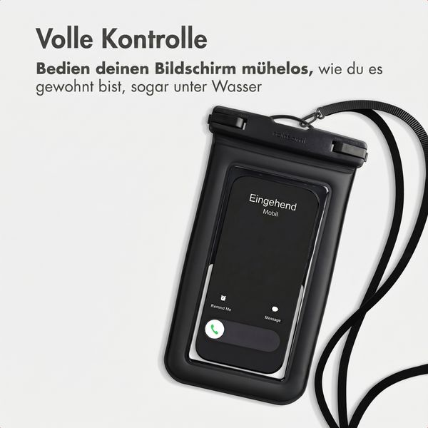 imoshion Floating Waterproof Pouch - Universelle wasserdichte Handyhülle - Schwarz