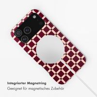 Selencia Vivid Rückabdeckung mit MagSafe Apple iPhone 18 Pro Max / 17 Pro Max - Check This Burgundy