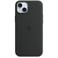 Apple Silikon-Case MagSafe für das iPhone 15 Plus - Black