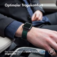 imoshion Magnetlederarmband für das Apple Watch Series 1-9 / SE - 38/40/41 mm / Series 10 - 42 mm - Grün