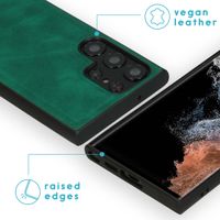 imoshion Entfernbare 2-1 Luxus Klapphülle Samsung Galaxy S23 Ultra - Dunkelgrün