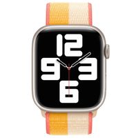 Apple Sport Loop Band für die Apple Watch Series 1 bis 10 / SE / Ultra (2) (44/45/46/49 mm) - Maize/White