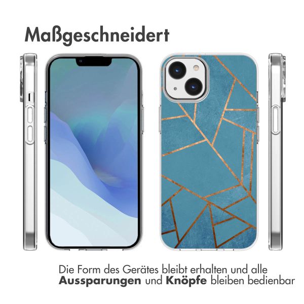 imoshion Design Hülle für das iPhone 14 - Blue Graphic