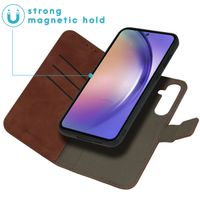 imoshion Entfernbare 2-1 Luxus Klapphülle Samsung Galaxy A55 - Braun