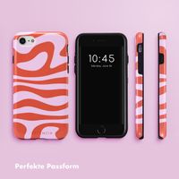 Selencia Vivid Tough Back Cover für das iPhone SE (2022 / 2020) / 8 / 7 / 6(s) - Dream Swirl Pink