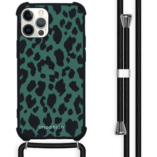 imoshion Design Hülle mit Band für das iPhone 12 Pro Max - Panther Illustration