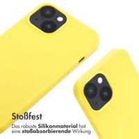 imoshion SilikonHülle mit Band Apple iPhone 14 - Gelb